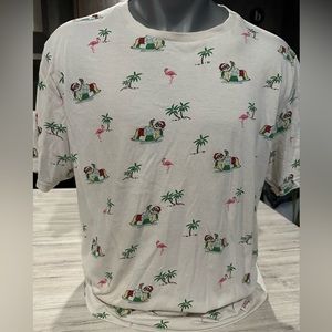 Santa with drink shirt